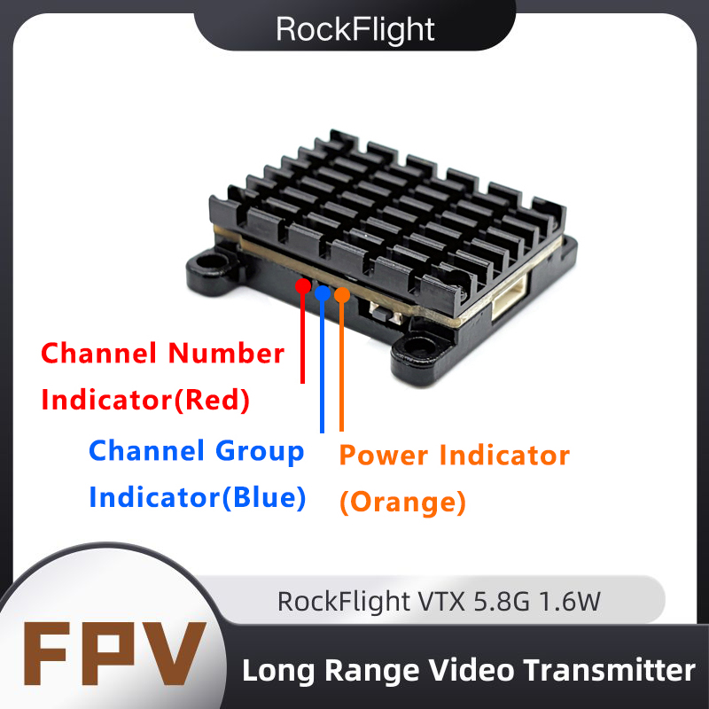 RockFlight TX663 VTX 5.8G 48CH - Fpv Drone Receiver 评论和价格
